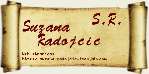 Suzana Radojčić vizit kartica